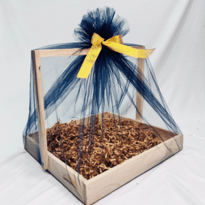 Ready-to-Use Trousseau Packing Tray - Premium Wooden Handle Tray for Gift Hampers & Trousseau Packing (14x10x2 inches)